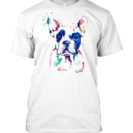 Oil Painting Art Pitbull